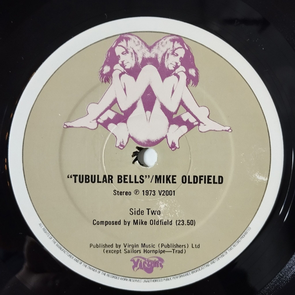 Винтажная виниловая пластинка LP Mike Oldfield Tubular Bells (UK 1973)