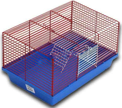 ЗООМАРК Клетка для джунгариков 2-этажная, без аксессуаров, 36*23*23 см