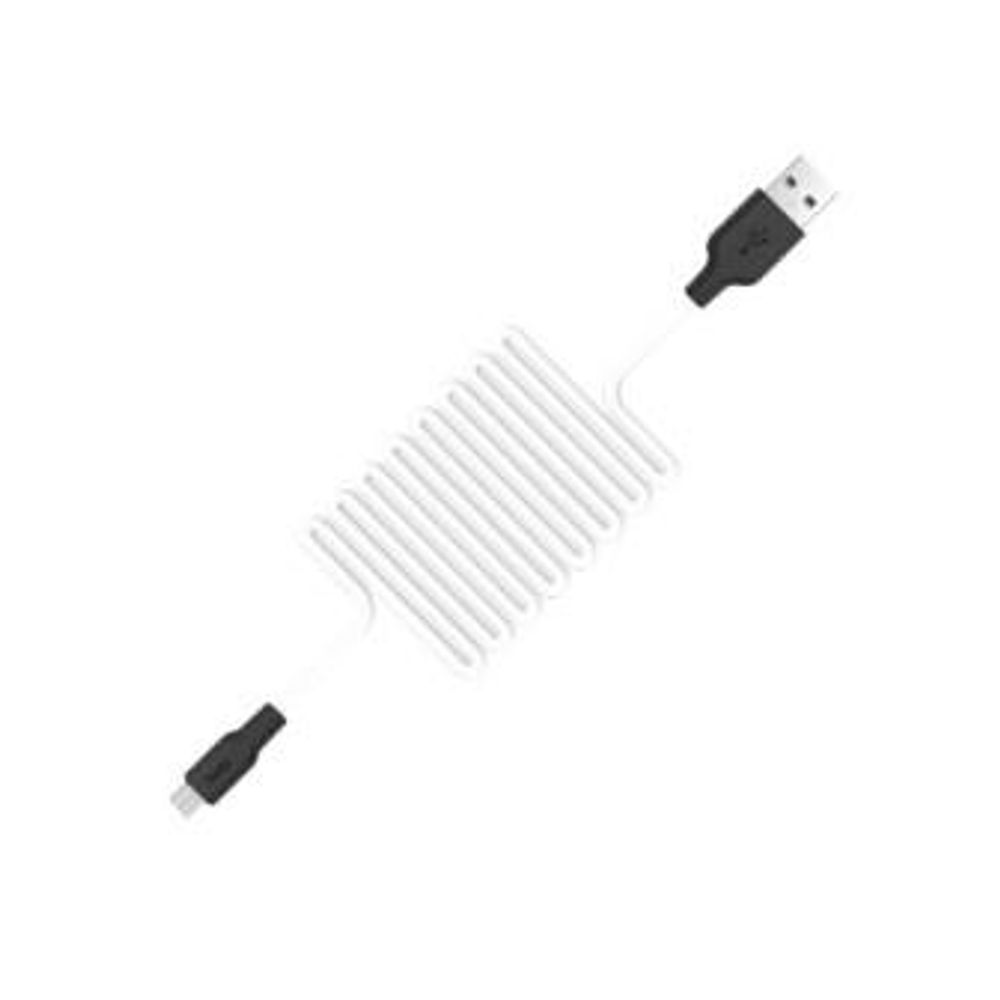 Кабель HOCO X21 USB (m)-microUSB (m) 1.0м 2.0A силикон белый (1/29/174)