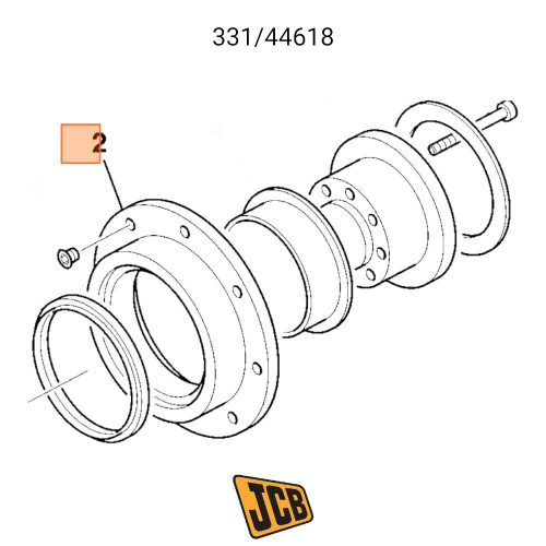 Подшипник хвостовика JCB 331/44618