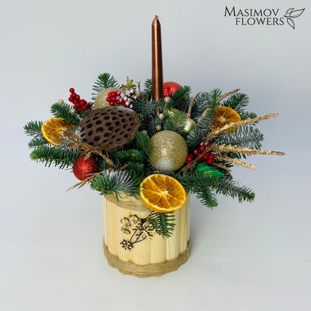 Композиция "Рождественский салют"