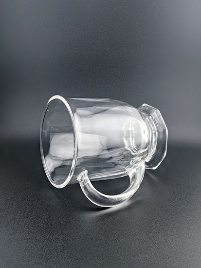 Набор кружек 700 мл. 2 шт. на ножке, стекло