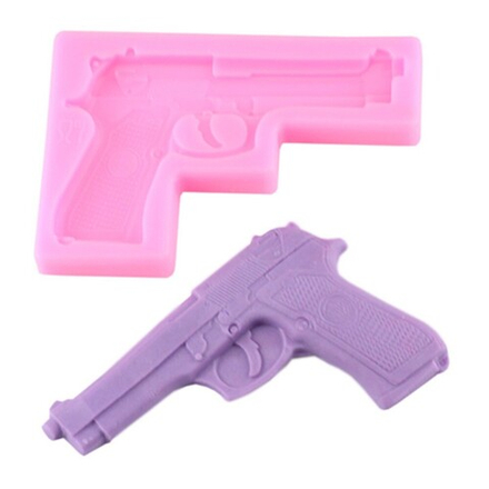 Молд силиконовый ПИСТОЛЕТ, 11*7,5*1 см