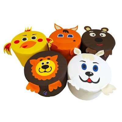 Детская игровая мебель Пуф – Зверушка