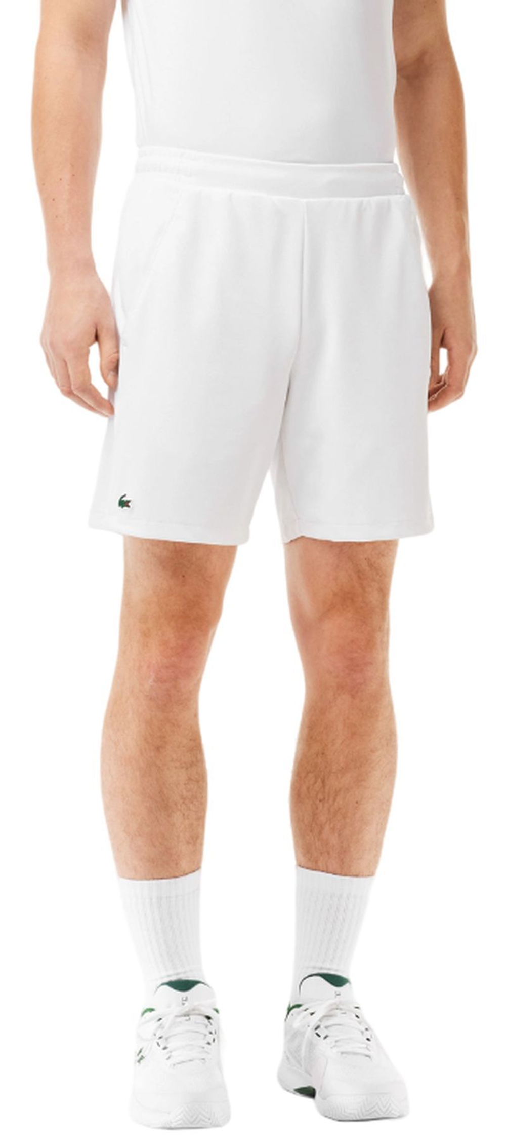 Мужские теннисные шорты Lacoste Sport Regular Fit Tennis Shorts - белый