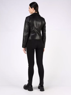 Кожаная куртка демисезонная косуха