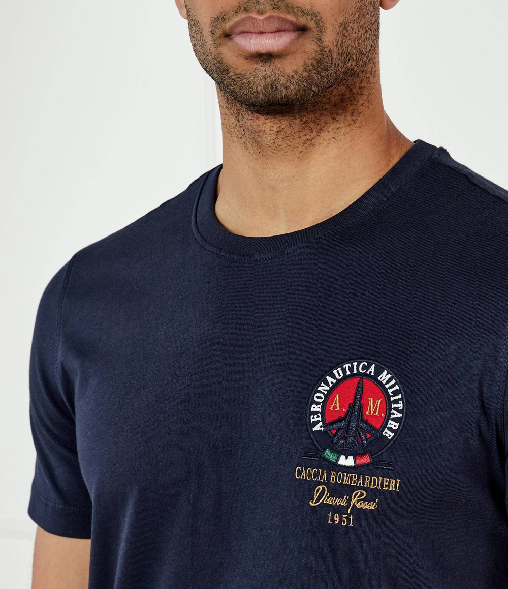 Футболка Aeronautica Militare - темно-синий(TS2408J592)