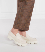 Кожаные мокасины Pollini - кремовый(SA10124G1GTL0)