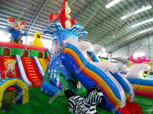 Надувной батут "Фантазия", 14*7*7 м