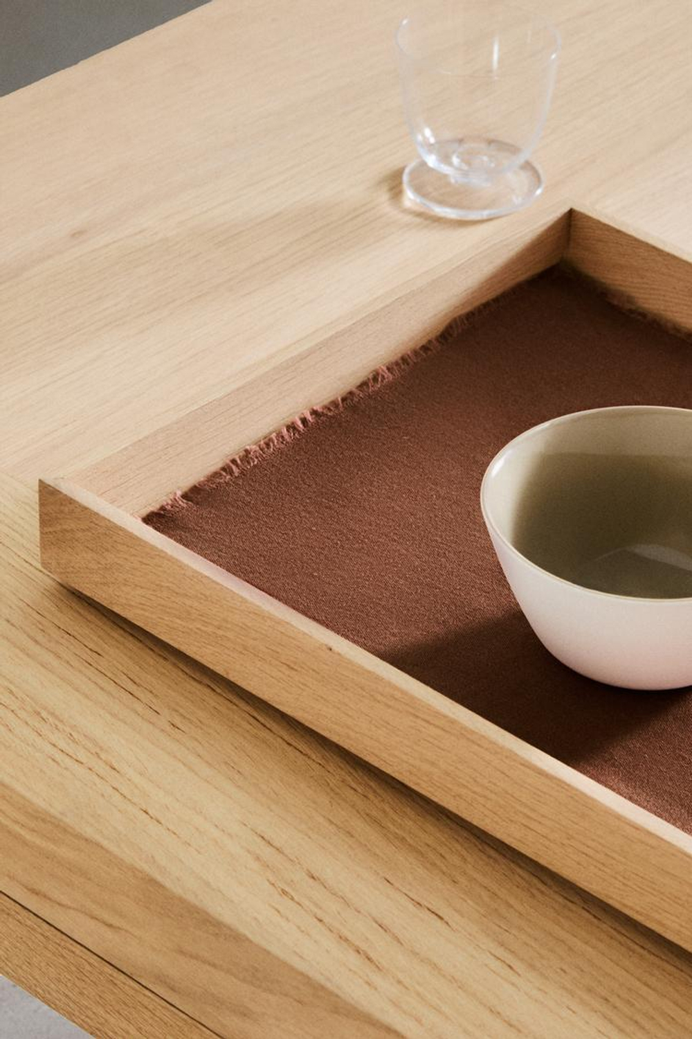 ZARA HOME ЛЬНЯНАЯ САЛФЕТКА, ТЕРРАКОТОВЫЙ