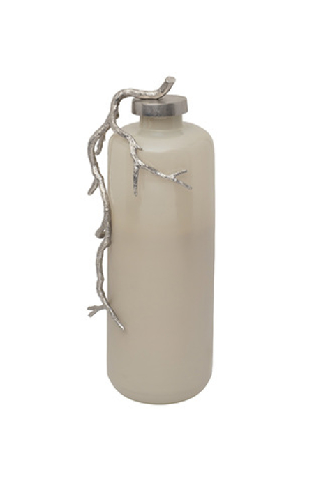 Ваза декоративная 28х23х68см Garda Decor с металлическим декором