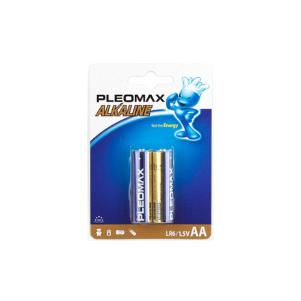 Батарейки Pleomax LR6-2BL Alkaline