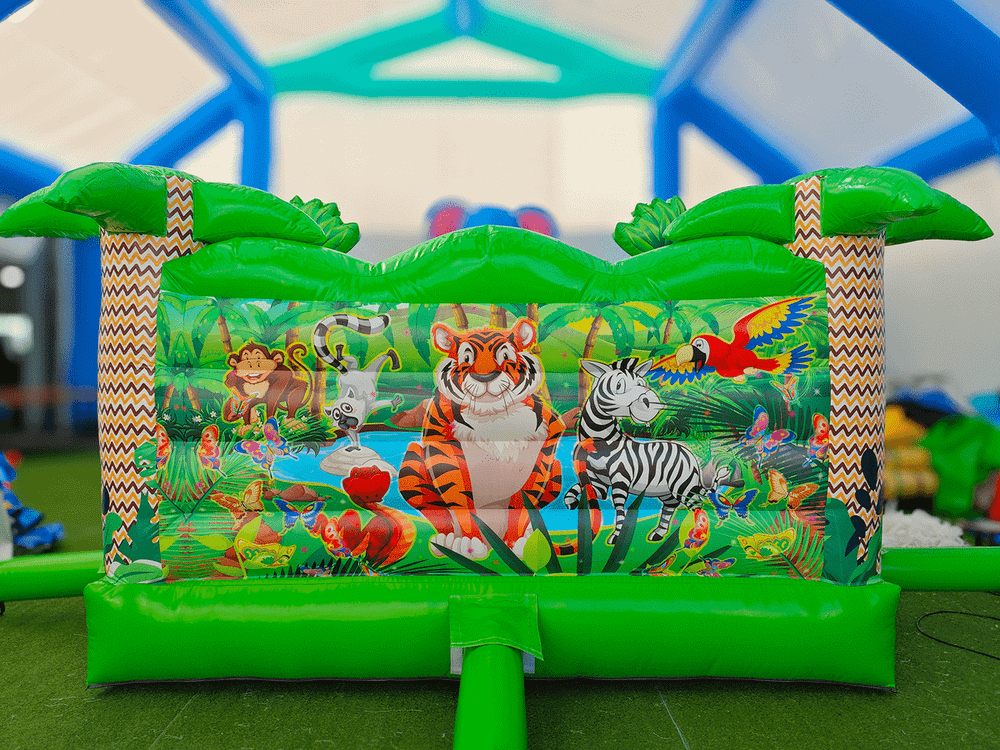 Коммерческий надувной батут «Чудо-сафари» 3,5*3,5*2,6 м