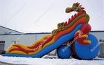 Коммерческий надувной батут "Змей Горыныч 2" 13*6*10