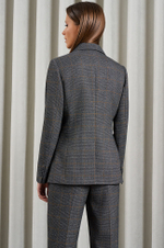 1847 Жакет женский (серая клетка)