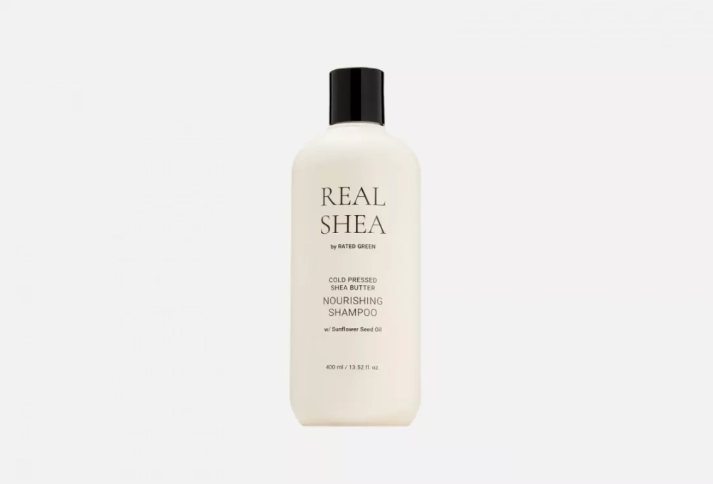 Питательный шампунь с маслом ши RATED GREEN Cold Pressed Shea Butter Nourishing Shampo 400ml