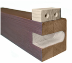 TV перегородка из Сосны 40х100мм