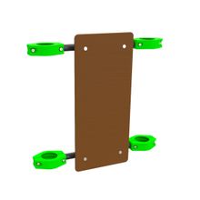 W89 Спинка для пресс-брусьев (HPL-пластик) ZAVODSPORTA