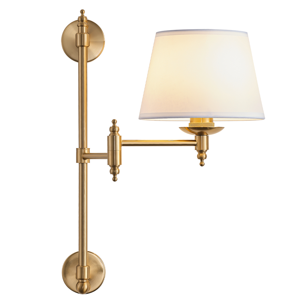 Настенный светильник Crystal Lux POESIA AP1 BRASS