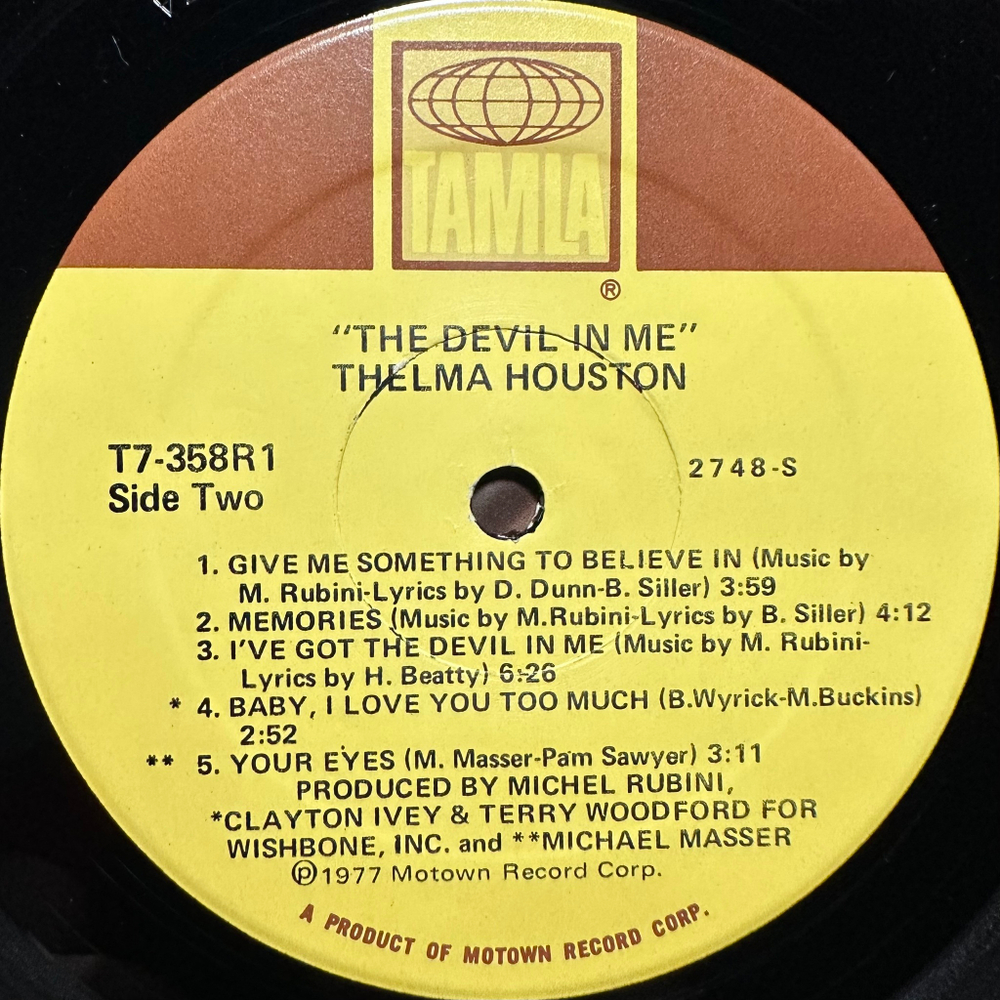 Thelma Houston - The Devil In Me (США 1977г.)