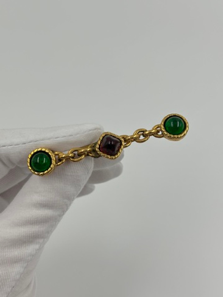 Брошь Chanel с вставкми Gripoix