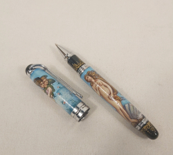 Коллекционная ручка с ручной росписью Палех "Рождение Венеры"