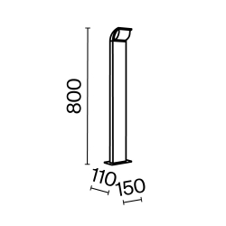 Ландшафтный светильник Outdoor O446FL-L7GF3K