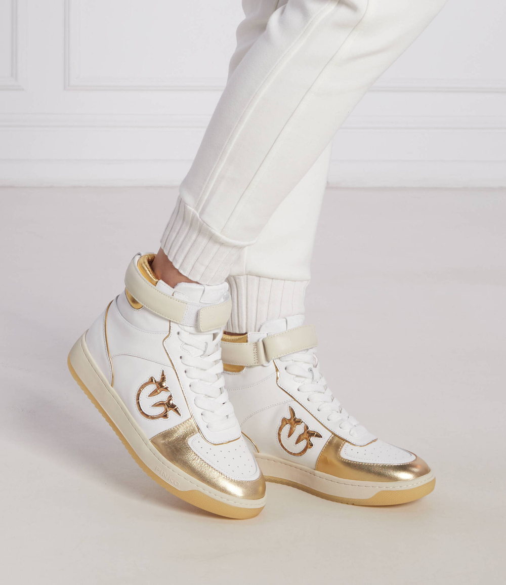 кожаные кроссовки lorena basket hi Pinko - белый(1H214S A08S)