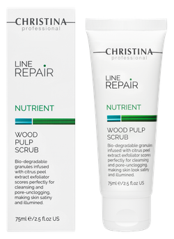 CHRISTINA Line Repair Nutrient Wood Pulp Scrub