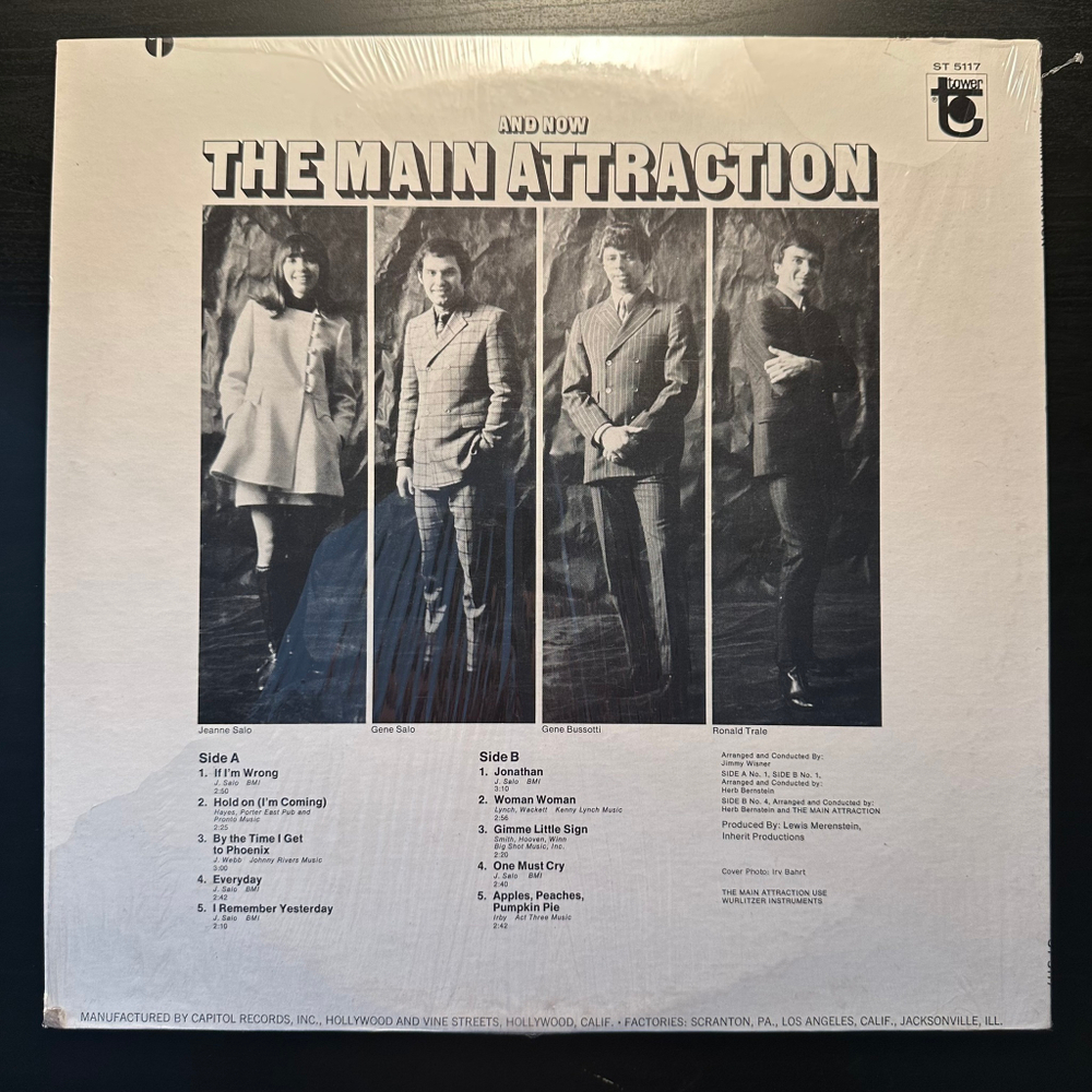 The Main Attraction - And Now ..... The Main Attraction (США 1968г.)