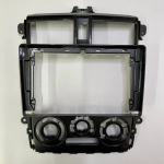 Комплект рамки с разъёмами 9" Mitsubishi Colt 6, Colt Plus 2002 - 2012 правый руль большая тип 2 черная - Car-Smart 9626F2B