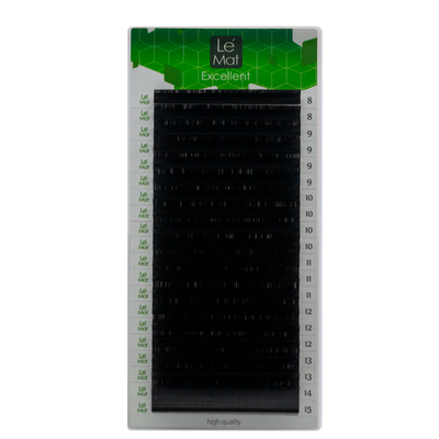 Ресницы черные Le Maitre "Excellent" 20 линий D 0.10 9 mm