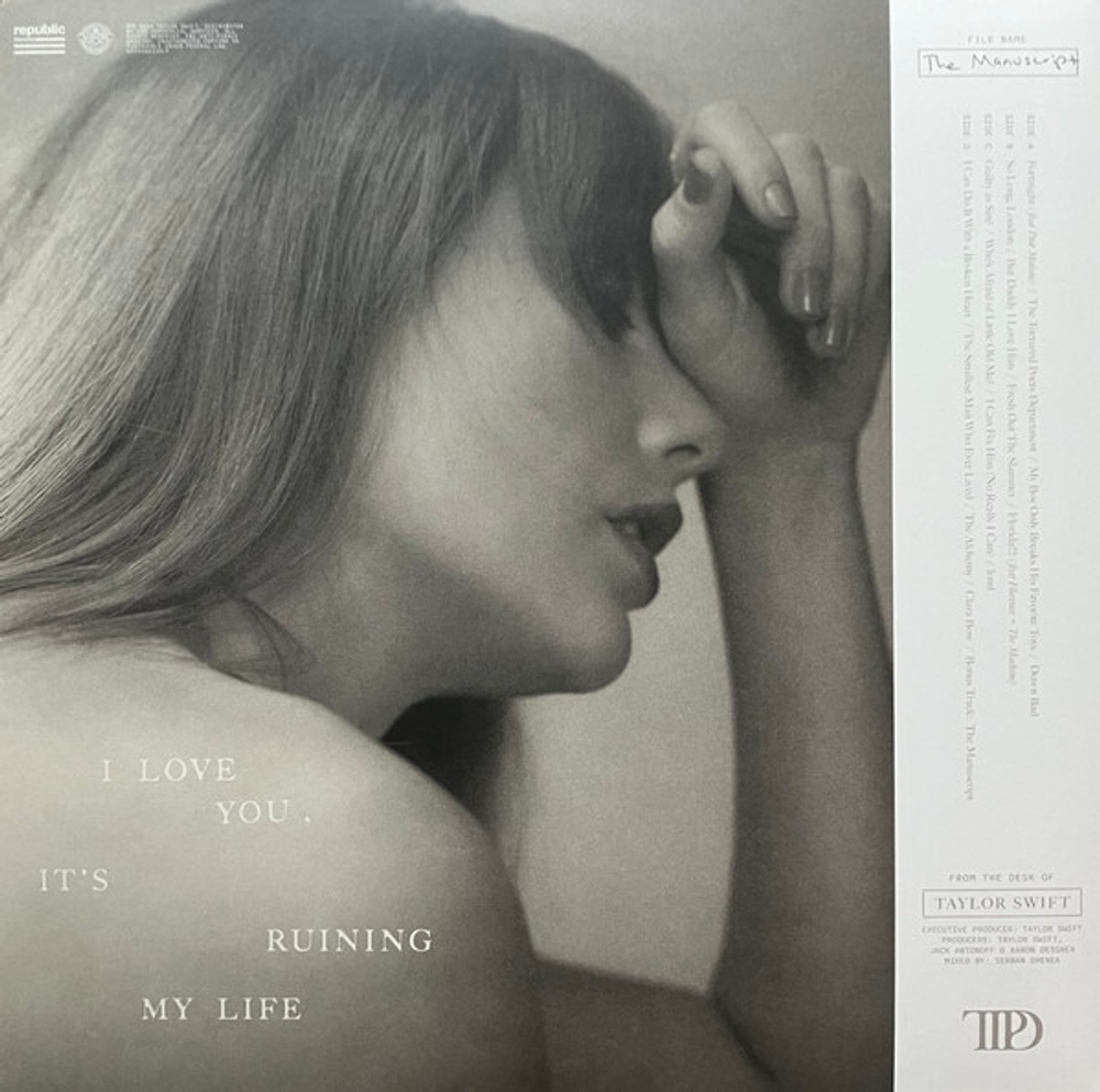 Taylor Swift / The Tortured Poets Department (Coloured Vinyl)(2LP)