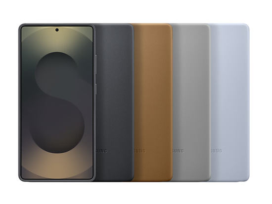 Чехол Kindsuit ( кожа )для Galaxy S25 Ultra. , черный