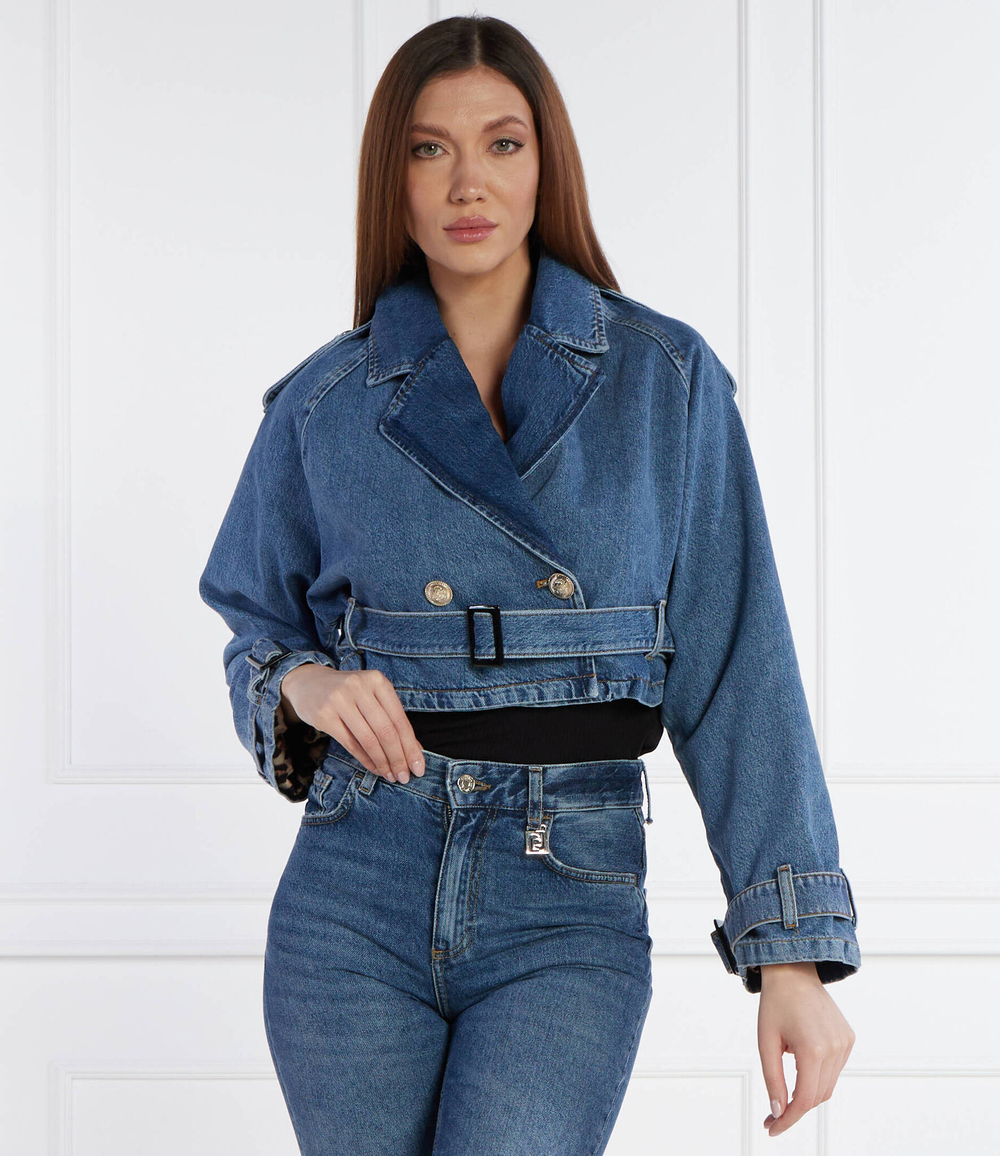 Джинсовая куртка Liu Jo - голубой(UA4233 DS059)