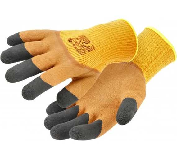 Перчатки рабочие утепленные с вспененным латексом LYCK Högert, арт. HT5K769