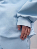 Костюм с поло голубой 5