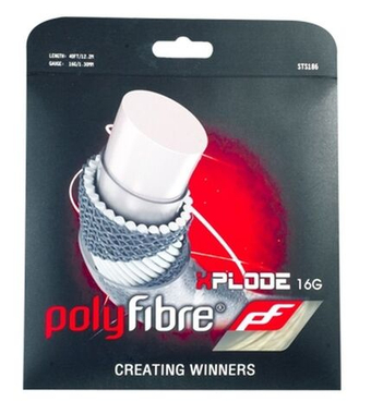 Теннисные струны Polyfibre Xplode (12,2 m) - натуральные