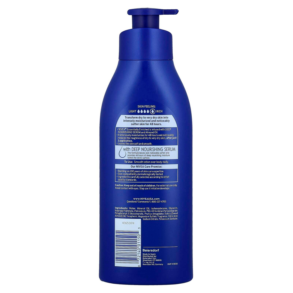 Nivea, Лосьон для тела, существенно обогащенный, 500 мл (16,9 жидк. унц.)