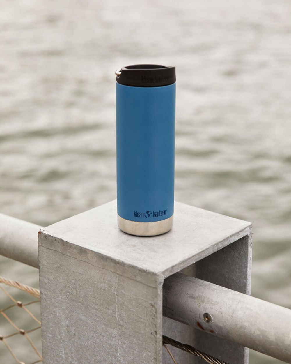 Термокружка Klean Kanteen TKWide Cafe Cap 16oz (473 мл) Real Teal