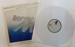 Винтажная виниловая пластинка LP Boney M Reunion 88 Greatest Hits Of All Times (Spain 1988)