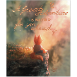 Тетрадь общая 48 листов на скрепке "Лисёнок-Путешественник"