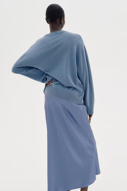 H&M Юбка миди, голубой