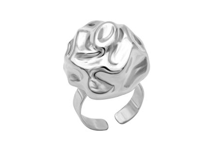 Кольцо "Мятый металл" 23,5мм (уценка)