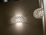 Настенный дизайнерский светильник  CABOCHE media by Foscarini (прозрачный)