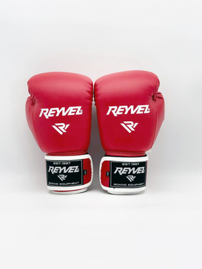 Перчатки боксёрские Reyvel Винил 80 (Красные)