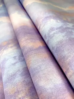 Наволочка комплект 2шт перкаль Сказка "Небеса" 45х45 см на молнии