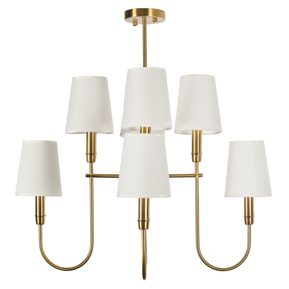 Потолочная люстра на штанге MyFar Gabriel MR2430-8P