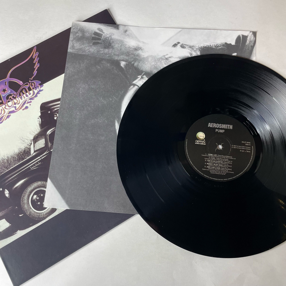 Винтажная виниловая пластинка LP Aerosmith Pump (Англия 1998) Simply Vinyl
