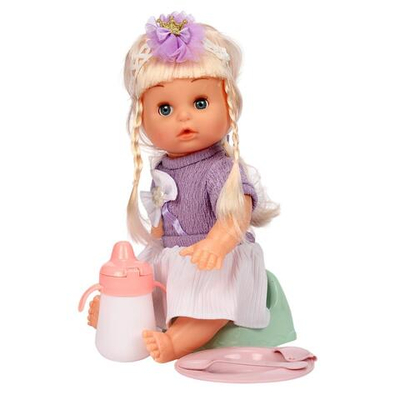 Пупс функциональный с аксесс., коробка NEW242A